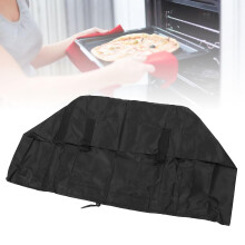 Pizza Oven Cover with Pocket Carry Handle, Square 420D Silver Coated Dustproof Cover