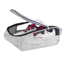 Golf Shoe Bag, Sports Shoe Bag, Travel Shoe Bag, Foldable Sneaker Bag, Breathable Shoe Travel Bag for Men and Women, White, Unisex