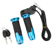 Uniwersalny elektryczny manetka gazu z wyświetlaczem LED baterii, 12V do 99V, obrotowa kierownica do skutera, motocykla, roweru elektrycznego, z