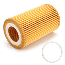 Filtro de óleo de substituição para veículos Volvo. Filtro de óleo do motor com alta eficiência de filtragem. Material durável, resistente à