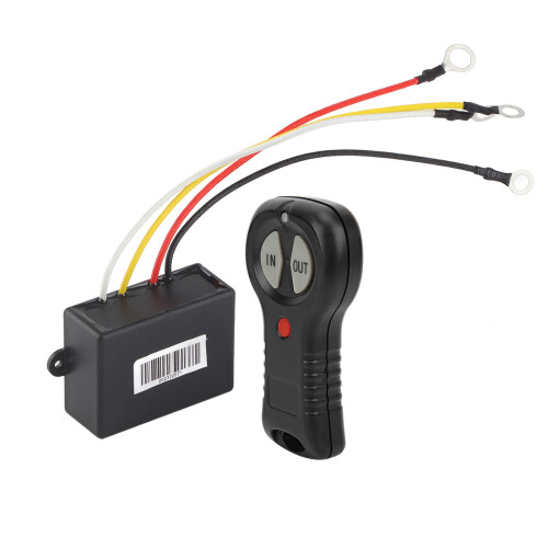 Universal Handset Switch Controller Wireless Winch Remote Control Durable Sealed Rubber Buttons Indicator Light Chunky Side Switch Heavy Duty Long 1