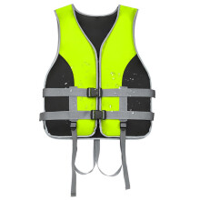 Buoyancy vest for adults with whistle, adjustable for water sports Green XL