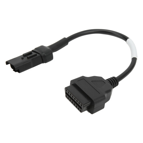 Motorcycle OBD Adapter 4 Kline Compatibility, 4 Pin Diagnostic Connector w/ Flexible PVC Coating, Universal OBD2 Cable 4 Reliable Engine Data 1