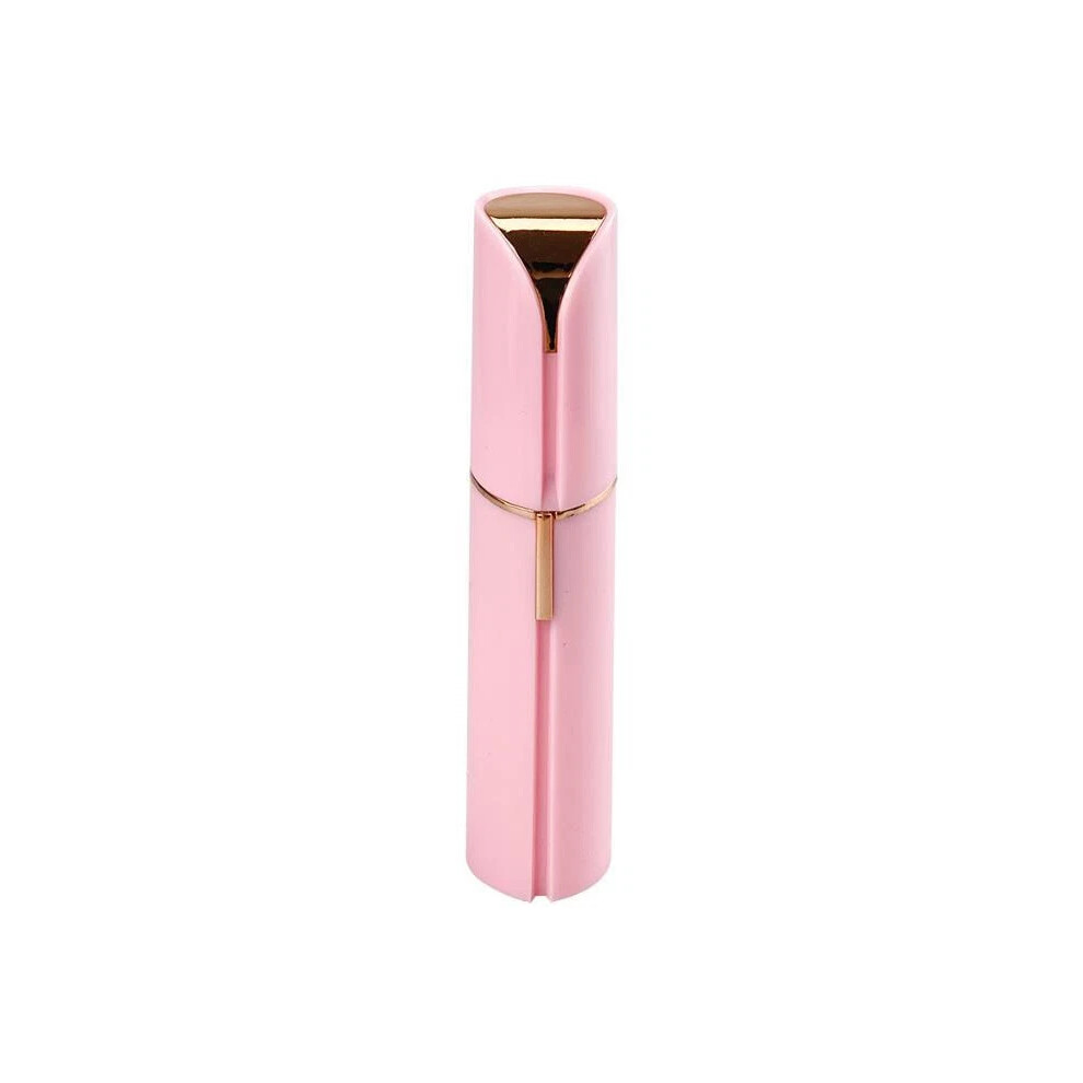 (Pink, USB) Women Flawless Finishing Touch Painless Face Facial Hair Remover with Package