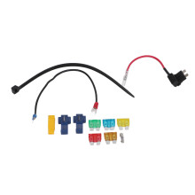 Portafusibili a doppio slot con derivazione per fusibili e cablaggio incluso. Ottima compatibilità e facile installazione. Per uso automobilistico e