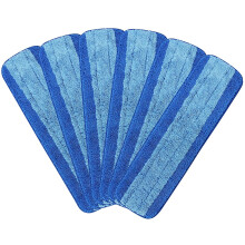 Remplacement pour balais Bona, pouvoir nettoyant exceptionnel grâce à ses fibres bleu foncé et bleu clair qui retiennent la saleté, lavable et