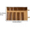 Leather Rolling Knife Storage Bag, 5 Compartments, for Outdoor 3