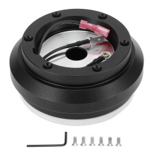 Alumínium kormánykerékagy adapter, 6 csavaros, megmunkált, tömör6061Alumínium adapter4Honda járművekhez, alumínium verseny adapter