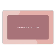 Tapis de bain moderne, absorbant et à séchage rapide, sans peluches, ultra-absorbant, avec une surface lisse et facile à nettoyer. Tapis de sol