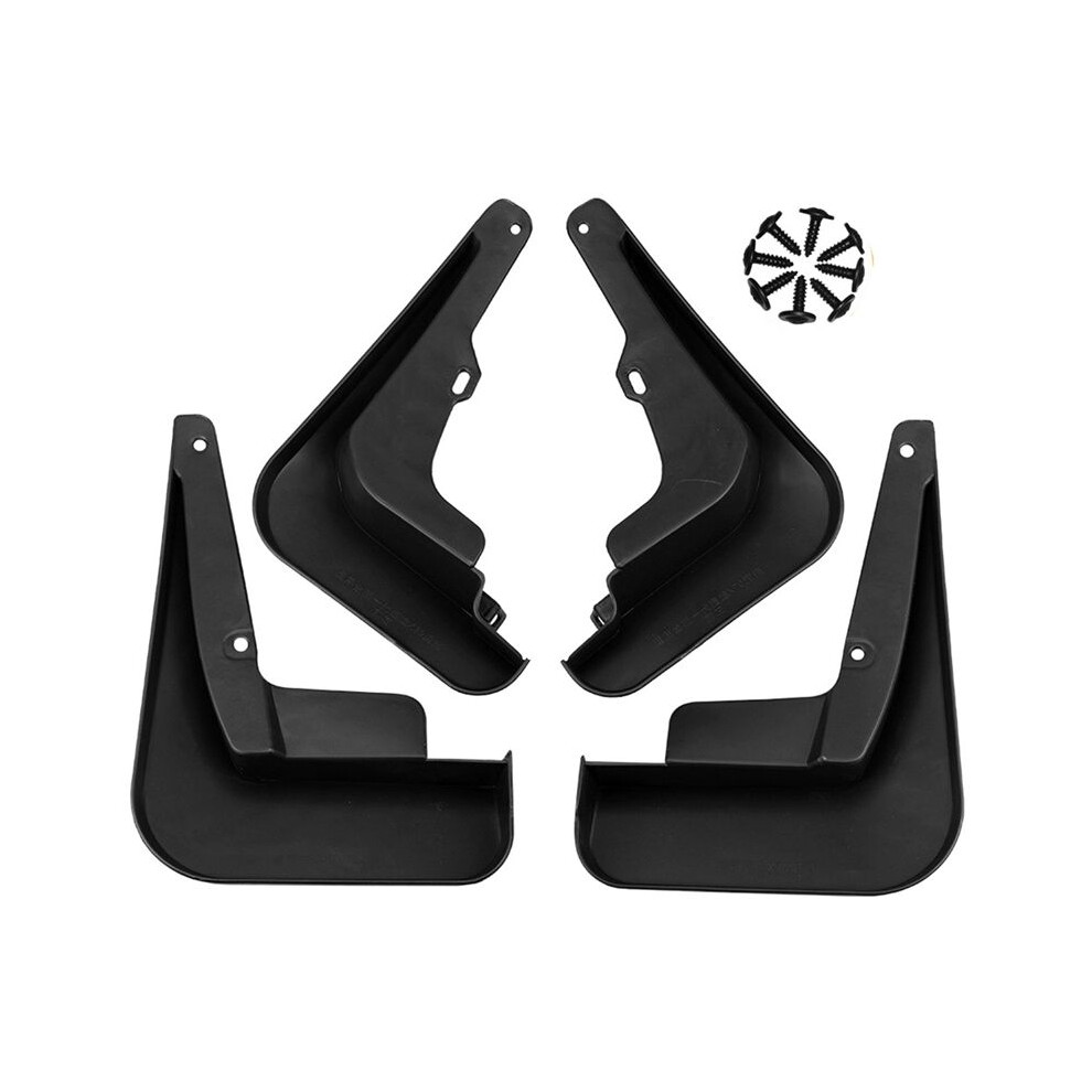 4Pcs Car Mudguard Mud Flaps Splash Mud Guard Fender For Chery Jetour X70 2020-2024 Car Accessories Black 6131186937201