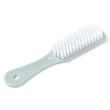 Brosse de nettoyage multi-usages pour chaussures et linge, décontamination puissante grâce à ses poils denses et son manche incurvé, outil de