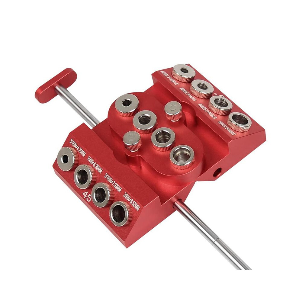 30 45 90 Degree Angle Drill Guide Jig Drill Block For Straight Angled Holes With Detachable Drill Positioning Bar 6133266935817