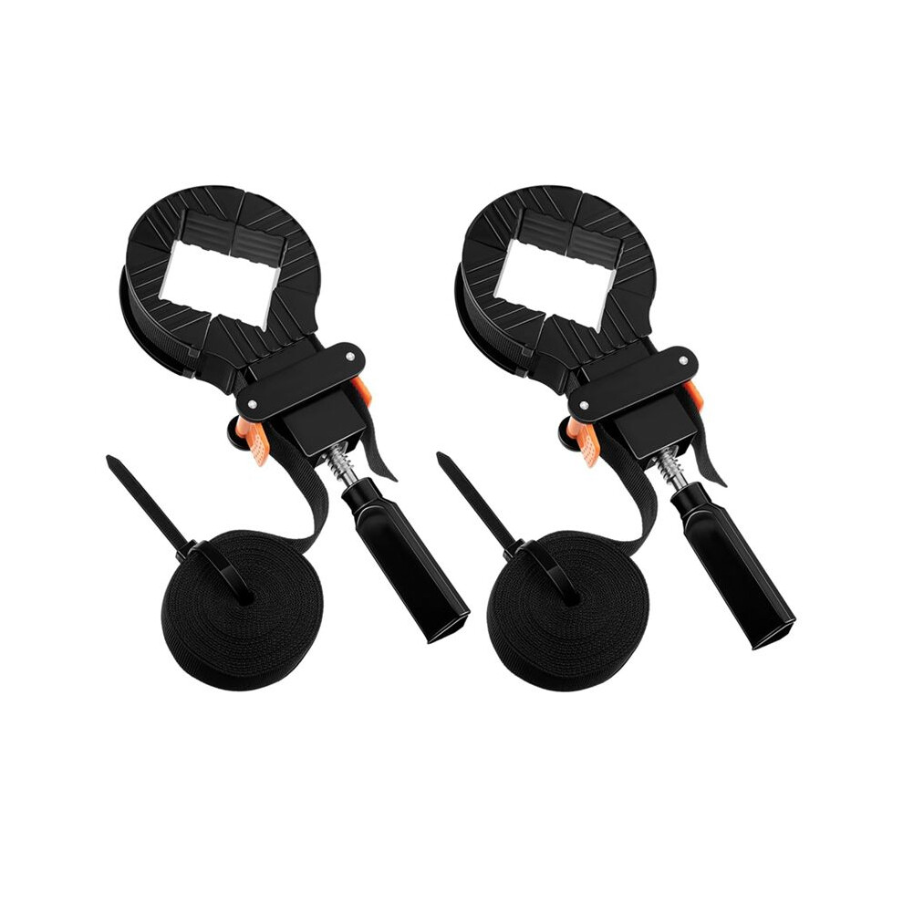 2Packs Strap Clamp For Woodworking, Quick Release Band Clamps, Belt Clamps, Adjustable Picture Frame Clamp Tool 6133869963033