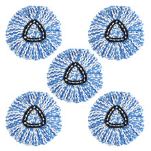 Recharges pour balai à franges en microfibre, tête de balai de rechange facile à nettoyer, fibres ultra-fines à haute absorption qui capturent la