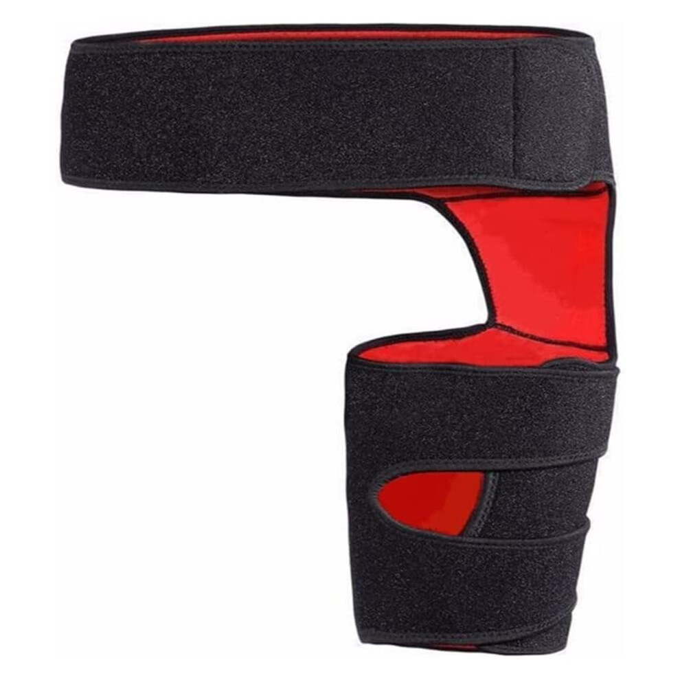 Reusable HipThigh Support Groin Belt, Adjustable Groin Compression Wrap for Pulled Groin, Sciatic Nerve Pain, Hamstring Injury 22.7.22