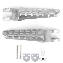 Pedane poggiapiedi anteriori per Ducati Monster, ricambi aftermarket compatibili con 696 e 796 dal 2009 al 2014, robuste e resistenti, ideali per