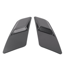 1Pair Car Front Hood Vent Intake Trim Scoop Vent Guards for Ford Mustang 2015-2017 Extractor Insert Air Vent Trim Panel