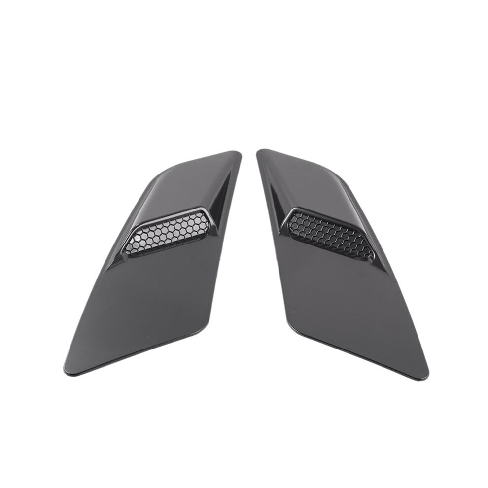 1Pair Car Front Hood Vent Intake Trim Scoop Vent Guards For Ford Mustang 2015-2017 Extractor Insert Air Vent Trim Panel 6131407728298