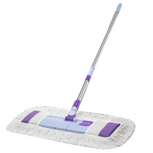 Reusable Floor Mop Pads with Telescopic Handle, Flexible Rotating 360 Spin Mop Head for Hardwood, Tile, Laminate and Vinyl Floors, Wet & Dry Use Moppi