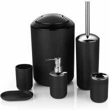 Decor elegant pentru baie, plastic durabil pentru dozator de loțiune din plastic, durată lungă de viață, pahare de baie cu construcție