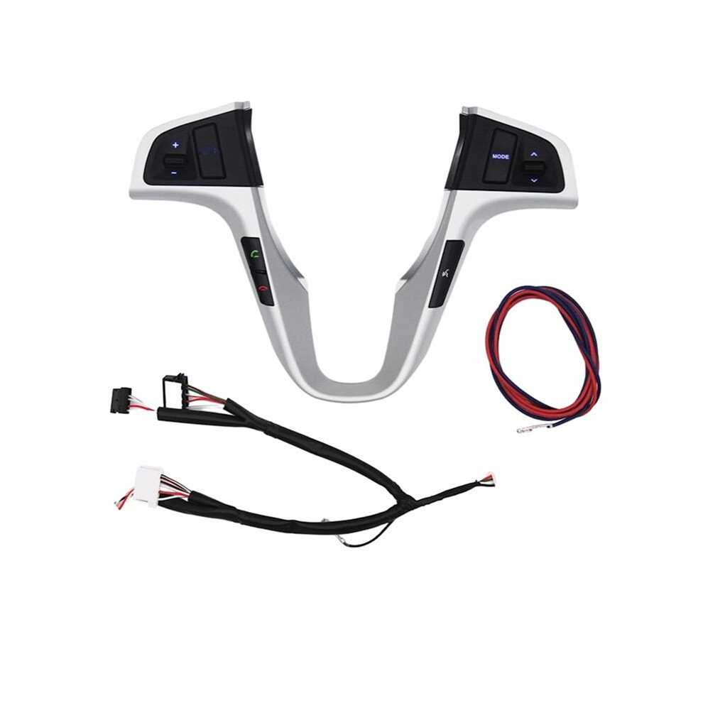 Multifunction Steering Wheel Switch With Harness For Hyundai Accent Solaris Steering Wheel Button 96700-1R0304x B 4714147531599