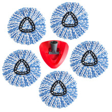 Parfaitement adapté au balai à franges triangulaire, capacité de décontamination supérieure, conçu avec une tête de balai à rotation