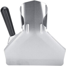 Non-slip Comfortable Handle French Fry Scoop For Carnivals, Quick Fill Tool Reinforced Stainless Steel Easy To Clean Durable Material Multifunctional