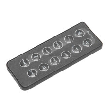Telecomando universale per diffusori da scaffale Edifier, con batteria integrata e funzionamento senza necessità di configurazione, compatibile con