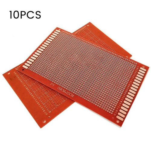 10PCS 9x15cm Single Side Prototype PCB Universal Board Circuirt Board Experimental Bakelite Copper Plate 1