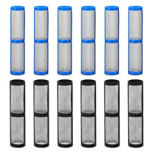 12 StüCk Airless-FarbspritzgeräT-Verteilerfilter 390 395 490 495 595 Pumpenverteilersieb 246384 60 Mesh und 246382 100 Mesh
