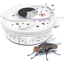 Flying Insect Trap, Electric Fly Trap Pest Device Insect Catcher Automatic Flycatcher Captures Houseflies, Fruit Flies, and Gnats