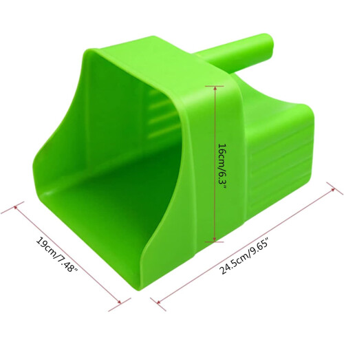 Plastic Closed Feed Scoop Performance Stack Stackable Feeding Operations For Farm Deliveries For Sorting Seeds 2
