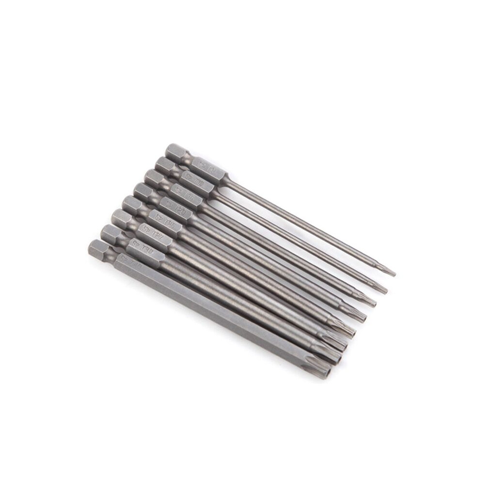 8Pc 100Mm Screwdriver Set S2 Multipurpose Extended Screwdriver Screwdriver Screwdriver With Hexagonal Handle 4713597007326