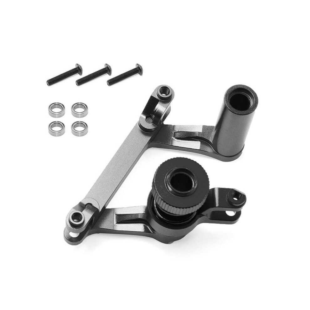 Rc Car Upgrade Steering Kit For Traxxas 1/10 E-Maxx/T-Maxx Rc Car Upgrade Parts Black 4712880665960