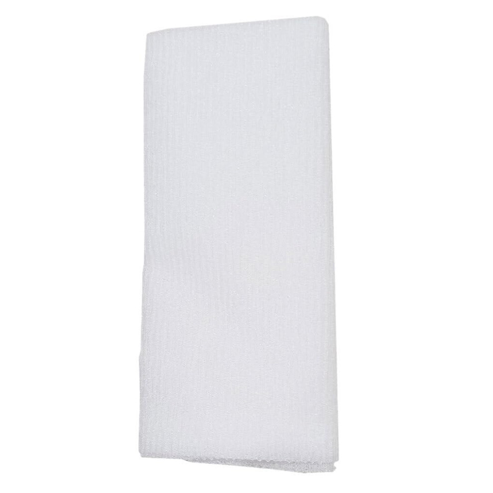 Skinfriendly exfoliating bath towel for a smooth and radiant complexion. Nylon exfoliating wash cloth towel White.