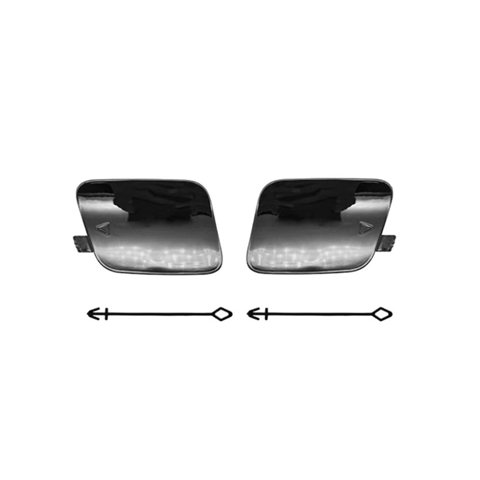 Car Rear Bumper Tow Hook Cover Painted 51127378573 51127378574 For Bmw X5 F15 2013-2018 Trailer Cover Black 4713800736494