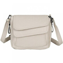 (Beige) Handbag bags handbags women famous brands designer handbags high quality pu leather ladies crossbody shoulder bag for female