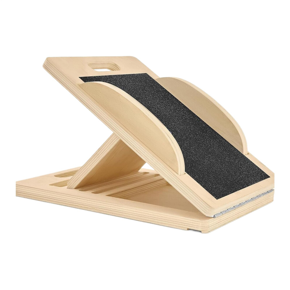 Slant Board  Squats Calf Stretch  Wooden Incline Wedge for Leg Exercises, Squat and Physiotherapy  Physiotherapy Equipment