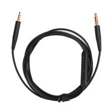 Cable de audio de repuesto elegante y cómodo, compatible con dispositivos Apple. Construcción duradera que garantiza una larga vida útil.