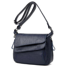 (Blue) Handbag bags handbags women famous brands designer handbags high quality pu leather ladies crossbody shoulder bag for female