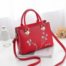 (Burgundy) Handbag Women's Bag Female Leisure Style Atmosphere Fashion Female Bag Cross Body Bag Single Shoulder Bag Handbag