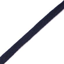Sturdy Cotton Edging Trim for Clothing Cuffs Collars-Navy blue