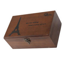 1 x Box Sewing Basket for Sewing Accessories Small Items Storage Container Scissors Case Sewing Jewellery Organiser Tray Scissors Case Brown Wood