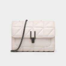 (White) Handbag Luxury Designer Bags Women Leather Chain Crossbody Bags For Women Handbags Shoulder Bags Messenger Female Clutch