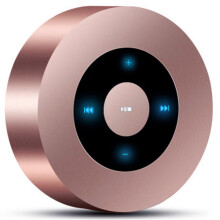 Mini altoparlante Bluetooth compatto, altoparlanti portatili wireless con controlli touch LED, suono HD con bassi ricchi e tempo di riproduzione