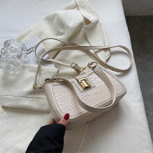 (23cmx14cmx7cm, Beige) Handbag Shoulder Armpit Bags for Women Winter Trends Underarm Handbags Travel The Latest Fashion Crossbody Bag