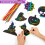 48 Sheets Children Scraping Craft Paper DIY Bookmarks Making Set 2