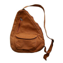 (Brown) Handbag Women Shoulder Bags Vintage Canvas Cross-body Bag Students Zipper School-bag Washed Retro Large Capacity Satchel Harajuku Ins BF