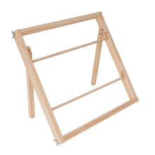 Spool Wood Yarn Rack Thread Holder Wood Sewing Spool For Embroidery Quilting Sewing Yarn Double Row Ribbon Wi