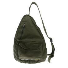 (green) Handbag Women Shoulder Bags Vintage Canvas Cross-body Bag Students Zipper School-bag Washed Retro Large Capacity Satchel Harajuku Ins BF
